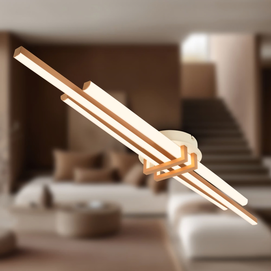 Brilo - LED loftlampe TINKA LED/30W/230V 3000K kobberfarvet