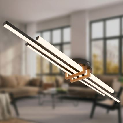 Brilo - LED-loftlampe TINKA LED/30W/230V 3000K sort