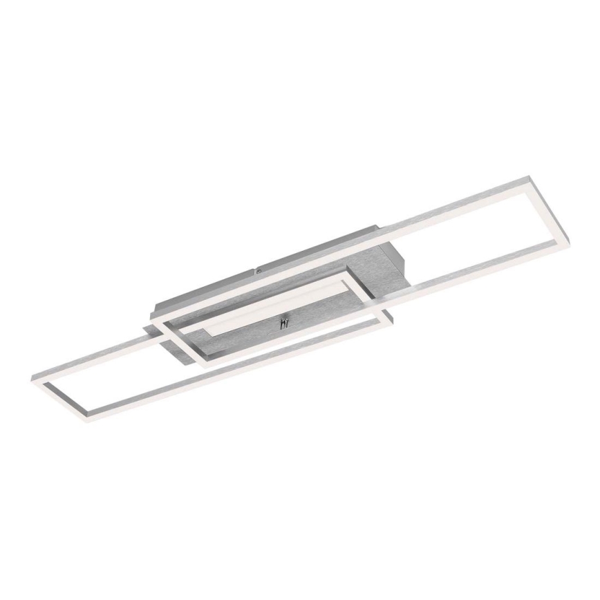 Brilo - LED Overflademonteret loftslampe FRAME 2xLED/20W/230V mat krom