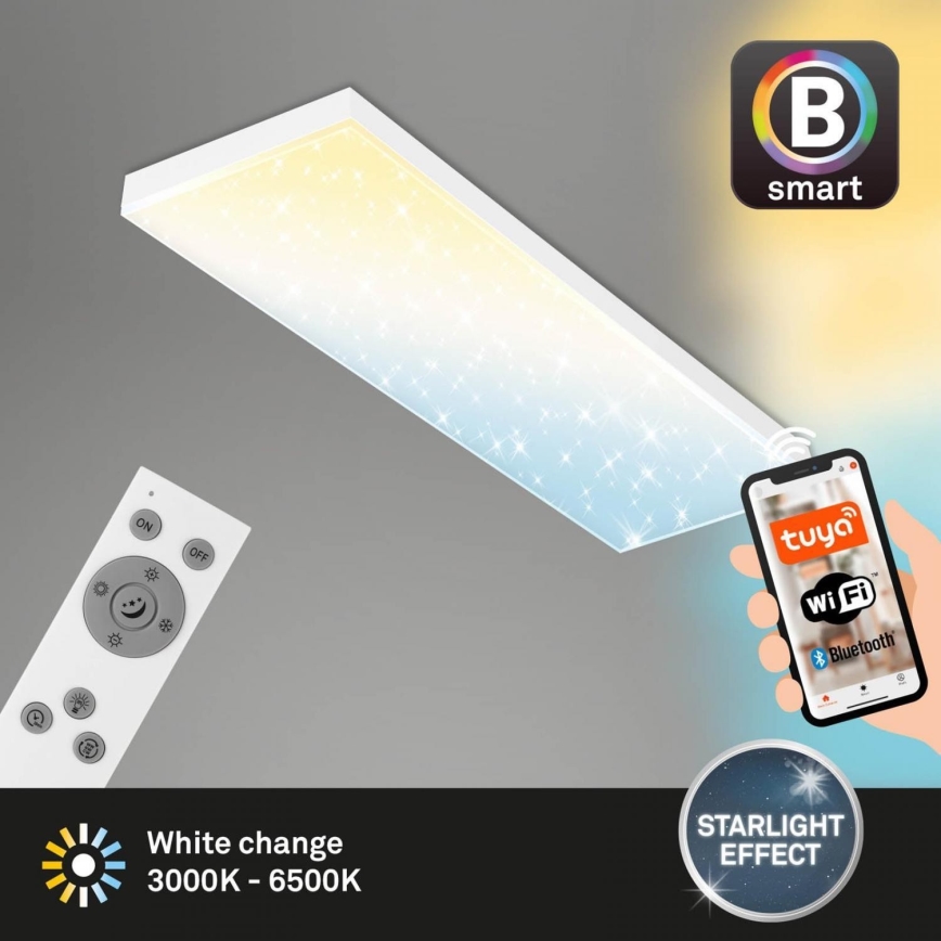 Brilo - LED Panel dæmpbart FRAMELESS LED/28W/230V 3000-6500K Wi-Fi Tuya + fjernbetjening