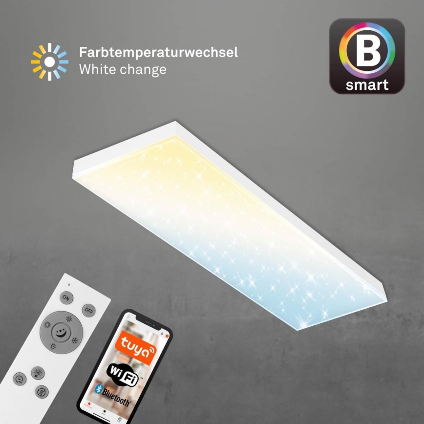 Brilo - LED Panel dæmpbart FRAMELESS LED/28W/230V 3000-6500K Wi-Fi Tuya + fjernbetjening
