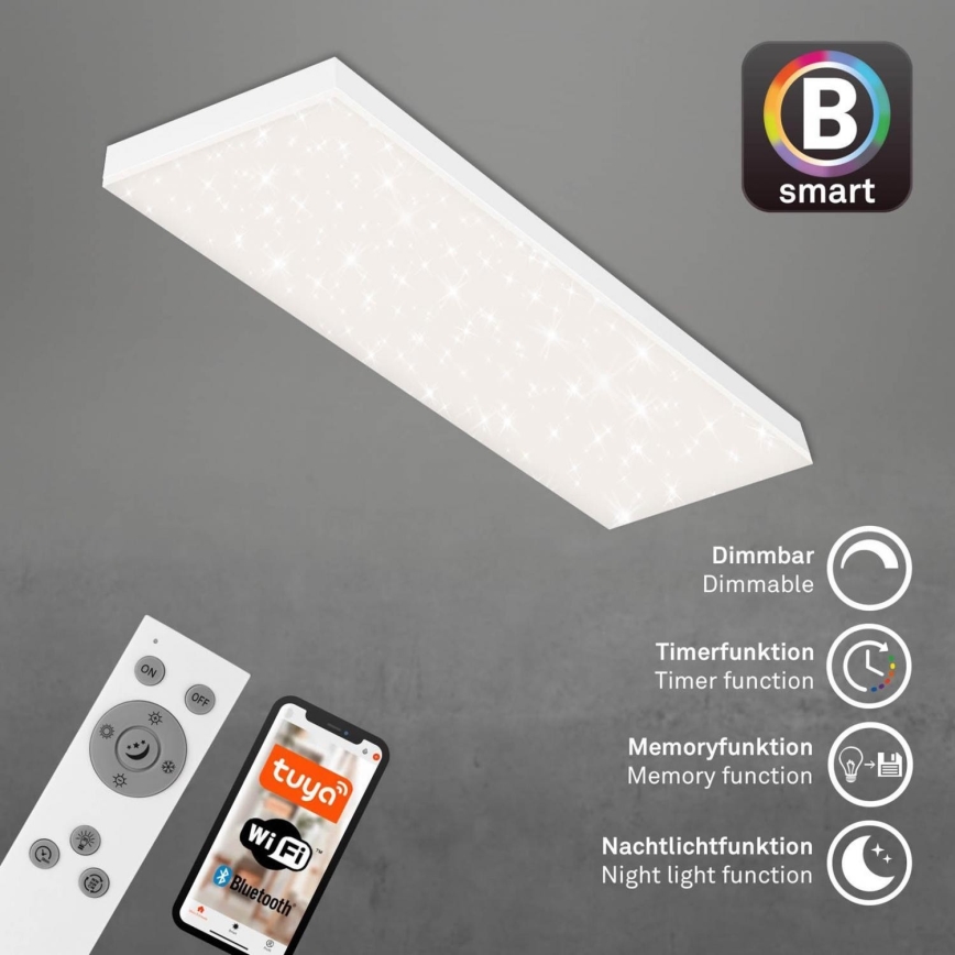 Brilo - LED Panel dæmpbart FRAMELESS LED/28W/230V 3000-6500K Wi-Fi Tuya + fjernbetjening
