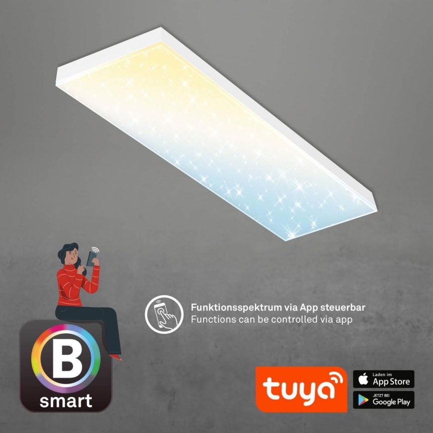 Brilo - LED Panel dæmpbart FRAMELESS LED/28W/230V 3000-6500K Wi-Fi Tuya + fjernbetjening