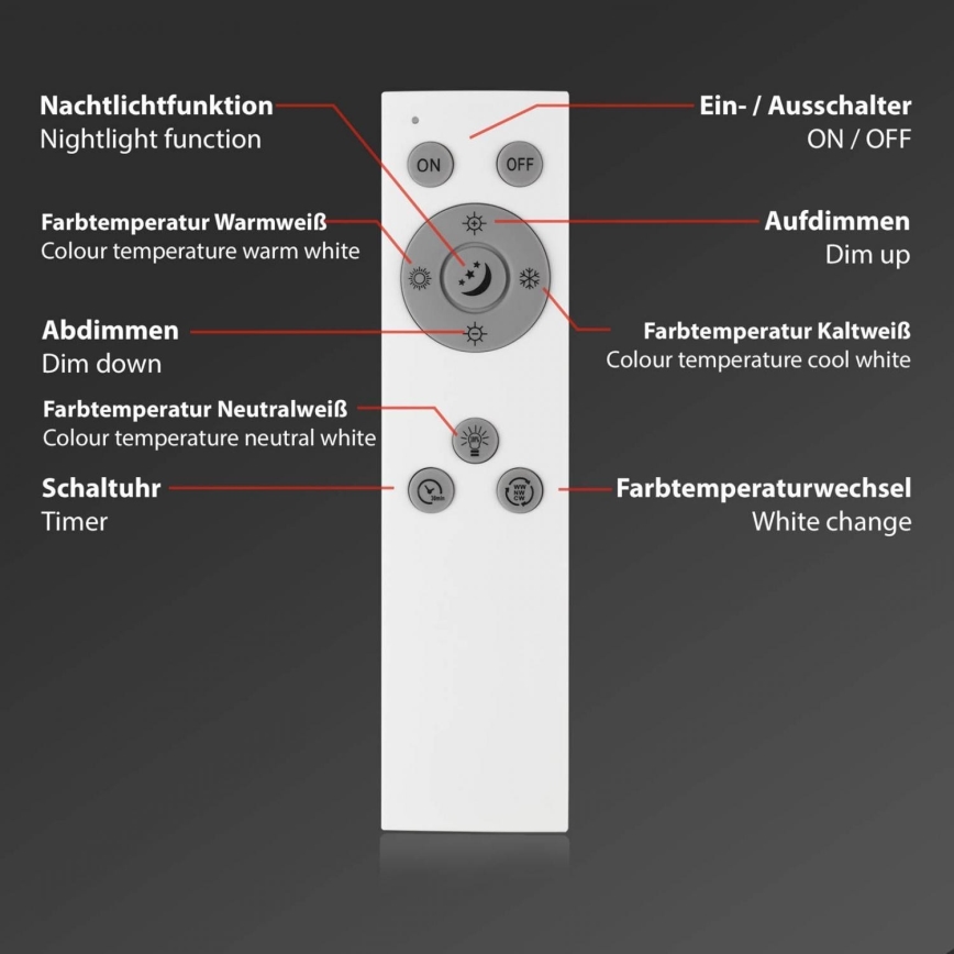 Brilo - LED Panel dæmpbart FRAMELESS LED/28W/230V 3000-6500K Wi-Fi Tuya + fjernbetjening
