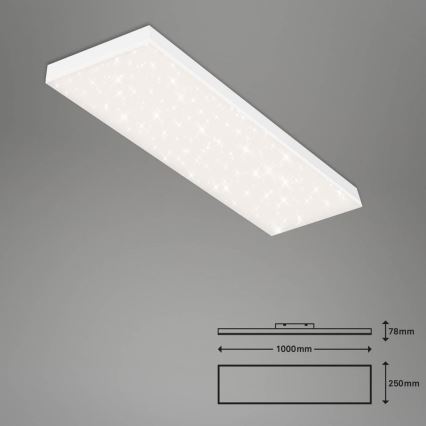 Brilo - LED Panel dæmpbart FRAMELESS LED/28W/230V 3000-6500K Wi-Fi Tuya + fjernbetjening