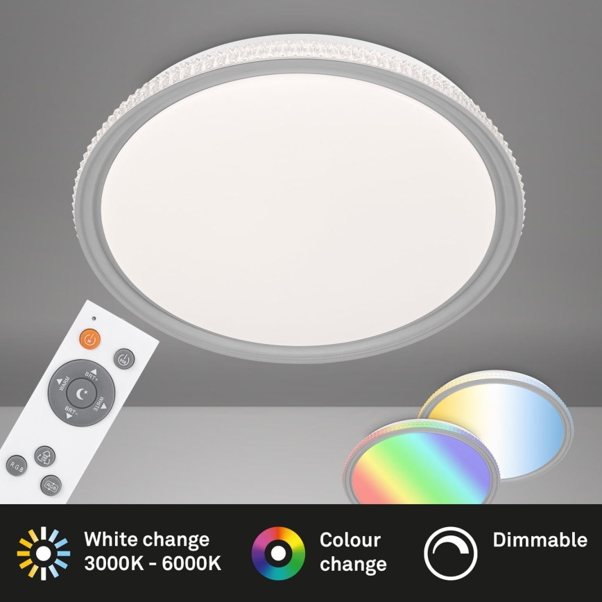 Brilo - RGB LED dæmpbar loftlampe LED/40W/230V 3000-6500K + fjernbetjening