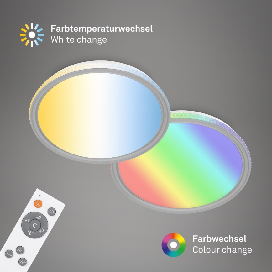 Brilo - RGB LED dæmpbar loftlampe LED/40W/230V 3000-6500K + fjernbetjening