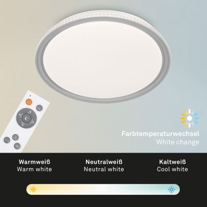Brilo - RGB LED dæmpbar loftlampe LED/40W/230V 3000-6500K + fjernbetjening
