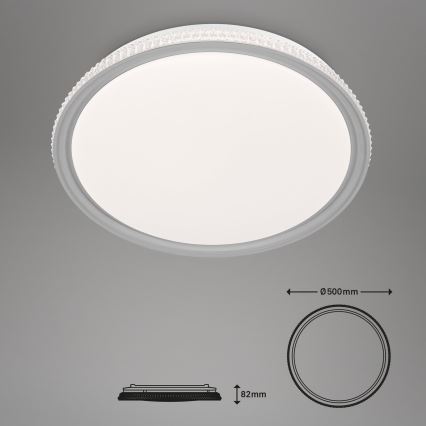 Brilo - RGB LED dæmpbar loftlampe LED/40W/230V 3000-6500K + fjernbetjening