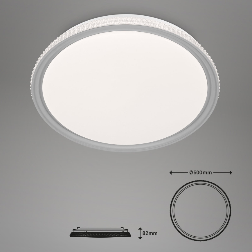 Brilo - RGB LED dæmpbar loftlampe LED/40W/230V 3000-6500K + fjernbetjening
