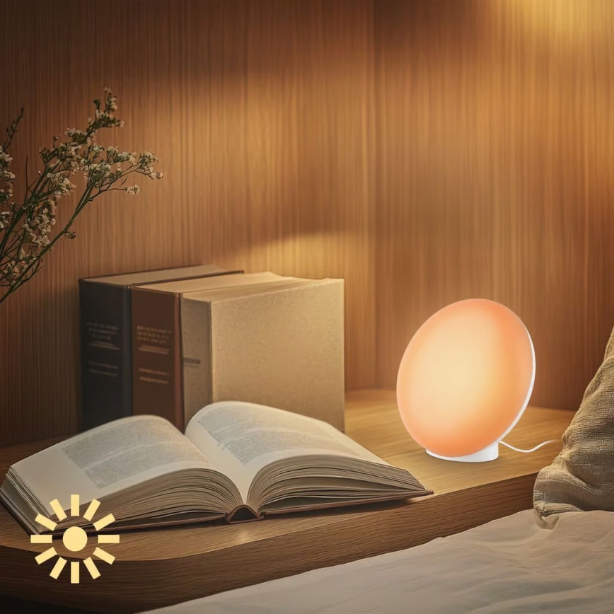 Brilo - LED RGBIC dæmpbar genopladelig skrivebordslampe TARA LED/6W/5V 3000-6500K Wi-Fi Tuya + fjernbetjening