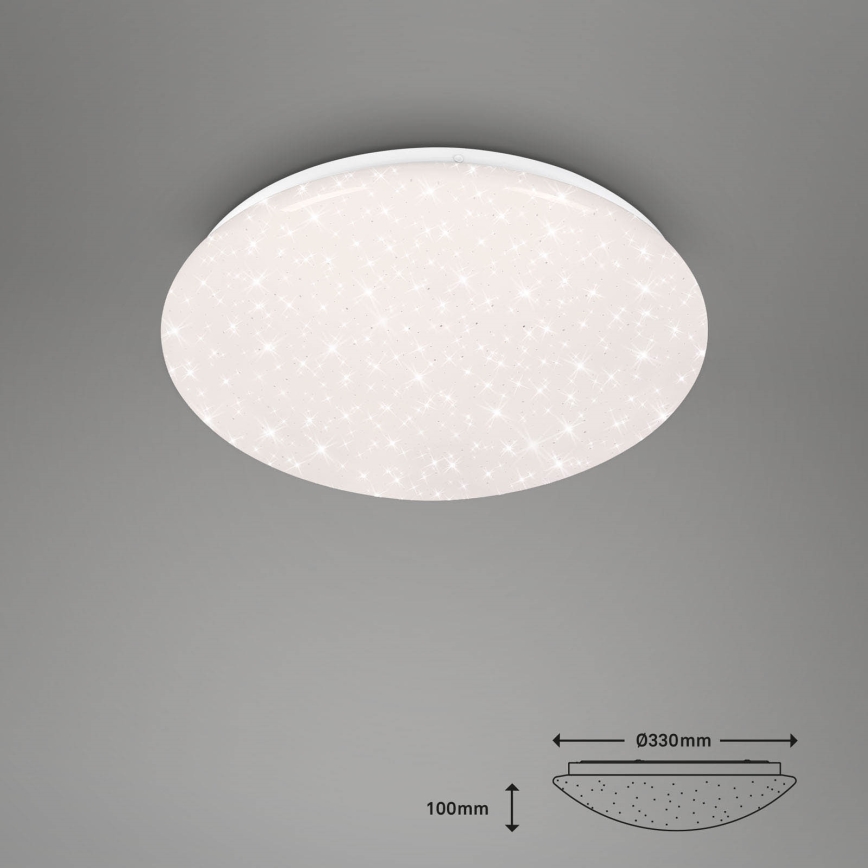 Brilo - LED RGBW Badeværelseslampe dæmpbar LED/19W/230V 3000-6500K IP44 Wi-Fi Tuya + fjernbetjening