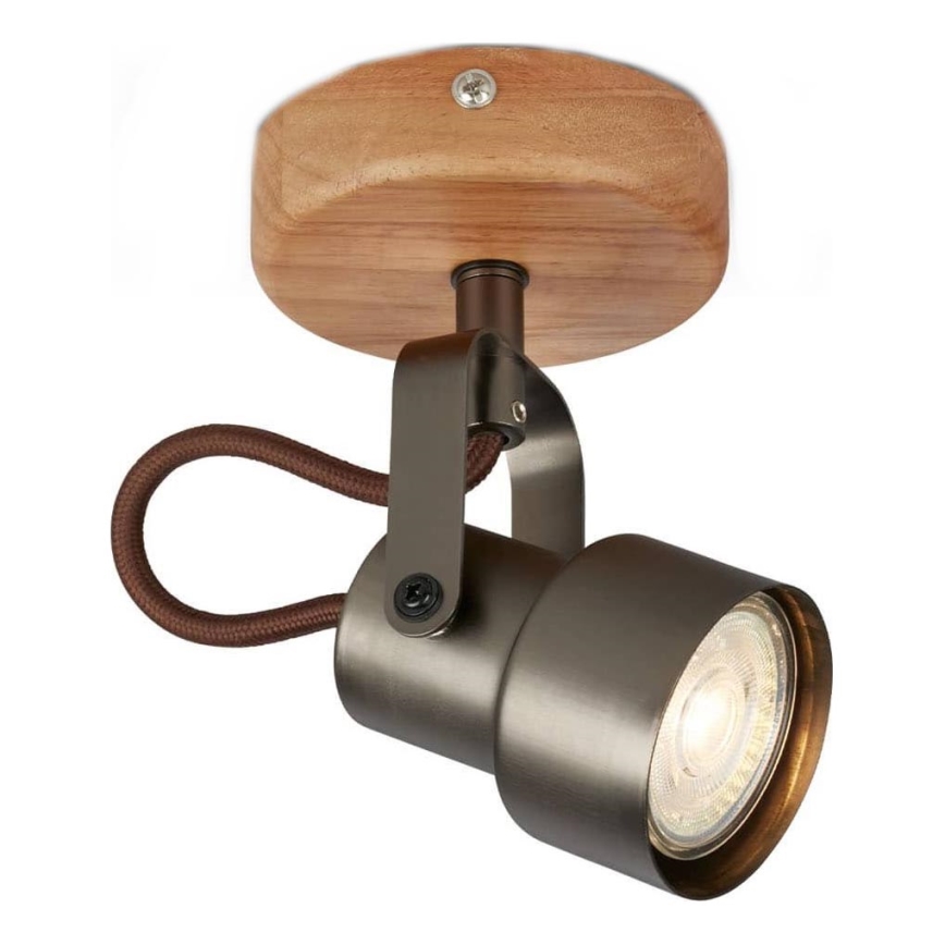 Brilo - LED-spot TAHUN 1xGU10/5W/230V brun
