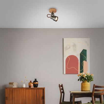 Brilo - LED-spot TAHUN 1xGU10/5W/230V brun