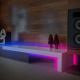 Brilo - LED strip m. RGBW-farver dæmpbar MUSIC 4,65 m LED/12W/230V + fjernbetjening