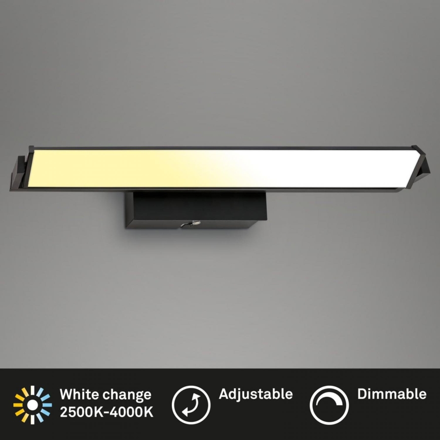 Brilo - LED vægspot dæmpbar LED/18W/230V 2700-4000K sort