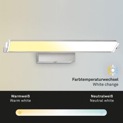 Brilo - LED vægspot dæmpbar LED/18W/230V 2700-4000K sølvfarvet