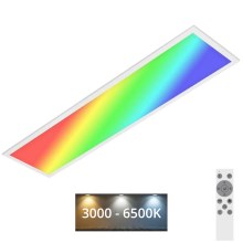 Brilo - Loftlampe m. RGBW-farver dæmpbar SLIM LED/24W/230V 3000-6500K 100x25 cm + fjernbetjening
