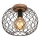 Brilo - Loftlampe WINKI 1xE27/40W/230V gummitræ
