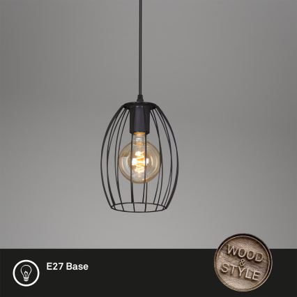 Brilo - Pendel på kabel WAKTU 1xE27/60W/230V