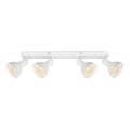 Brilo - Spotlampe RETRO 4xE14/25W/230V hvid