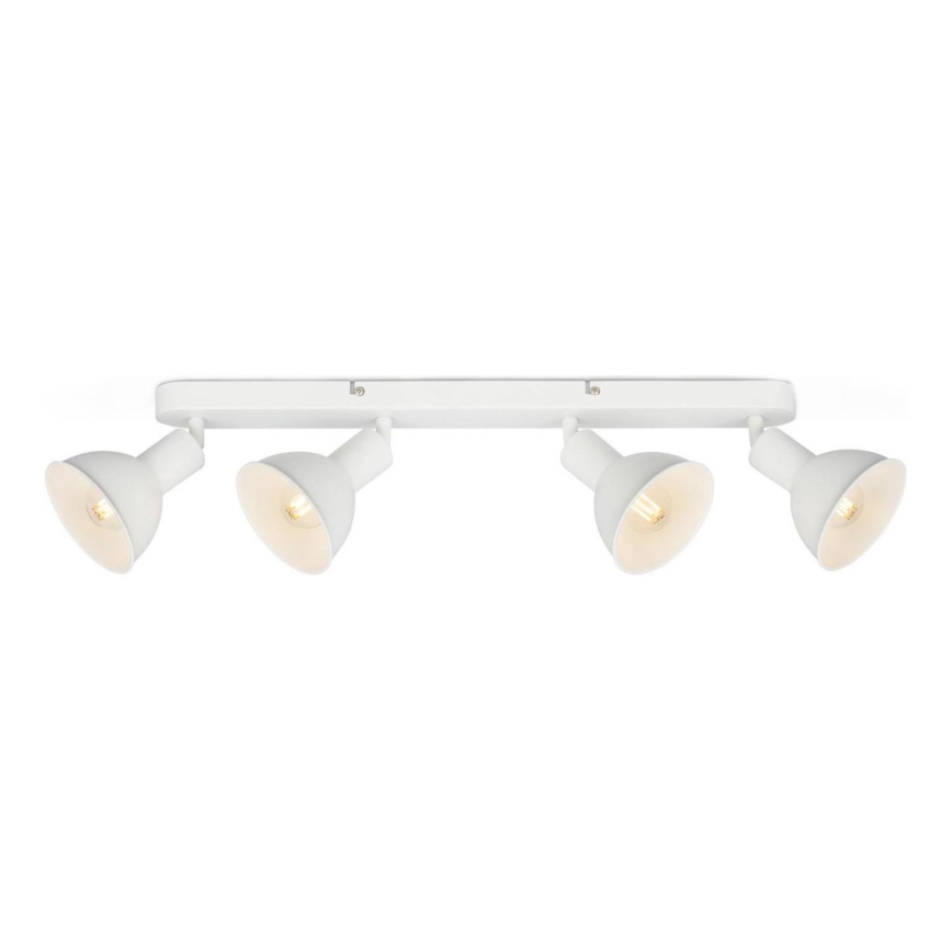 Brilo - Spotlampe RETRO 4xE14/25W/230V hvid