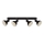 Brilo - Spotlampe RETRO 4xE14/25W/230V sort