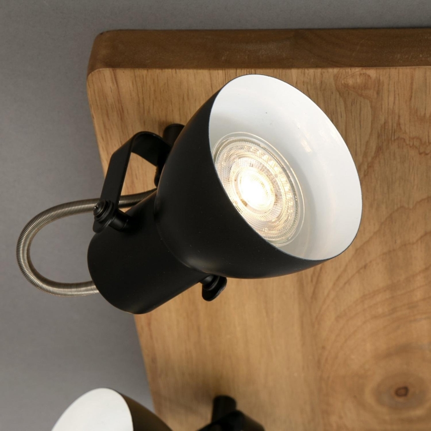 Brilo - Spotlampe VINTAGE 4xGU10/35W/230V