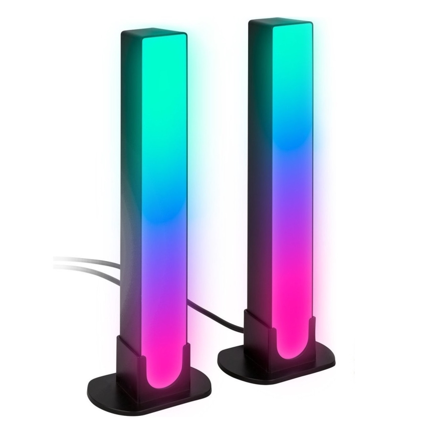 Brilo - SÆT 2x LED RGBIC Bordlampe dæmpbar LED/12W/230V 3000-6500K Wi-Fi Tuya