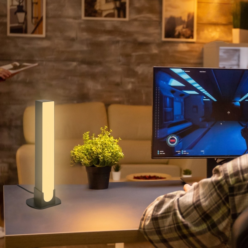 Brilo - SÆT 2x LED RGBIC Bordlampe dæmpbar LED/12W/230V 3000-6500K Wi-Fi Tuya