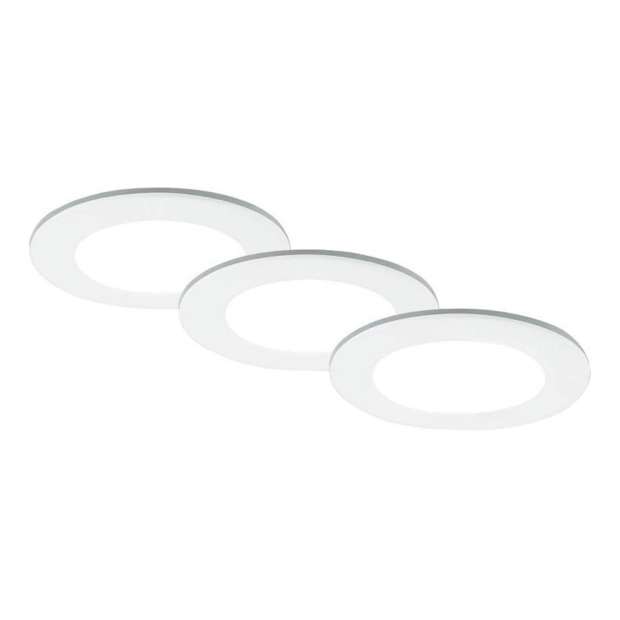 Brilo - SÆT 3x LED indbygningslampe til badeværelse LED/4W/230V IP44 3000/4000K hvid