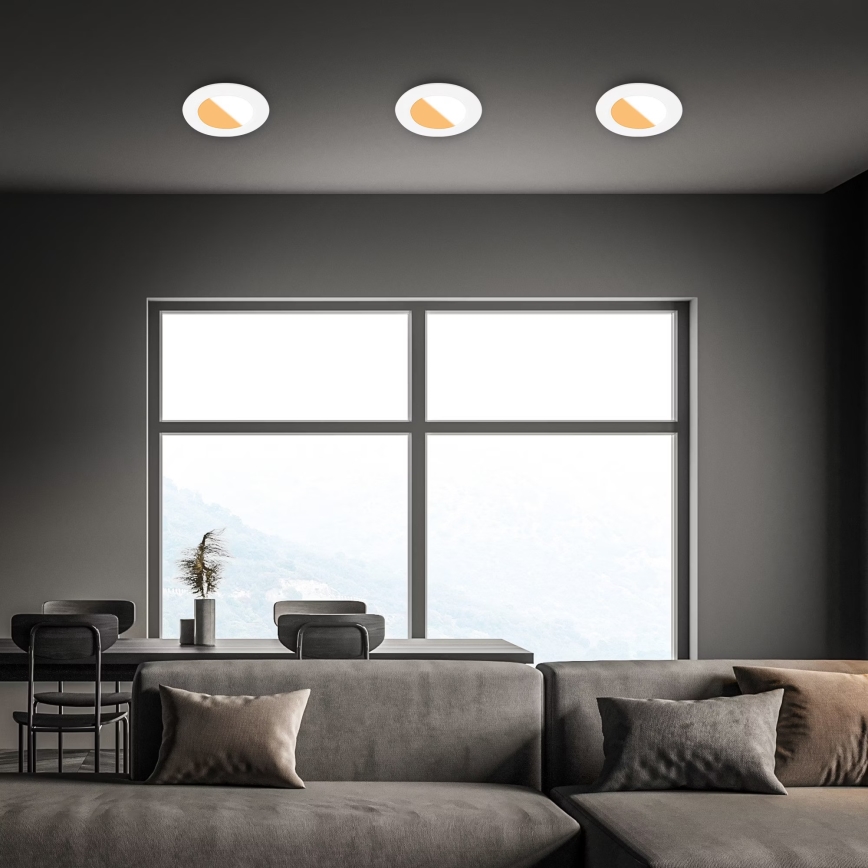 Brilo - SÆT 3x LED indbygningslampe til badeværelse LED/4W/230V IP44 3000/4000K hvid