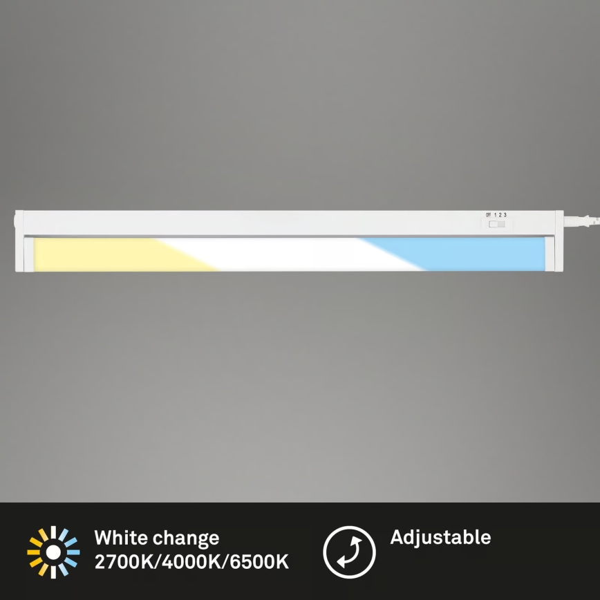 Brilo - Undermonteret LED-armatur LED/6W/230V 2700/4000/6500K 54,5 cm hvid