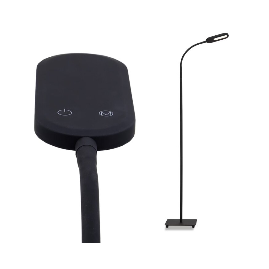 Briloner 1297-015 - LED Dæmpbar fleksibel gulvlampe LED/6,6W/230V 3000K/4000K/6000K