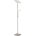 Briloner 1328-022 - LED Dæmpbar gulvlampe LED/21W/230V + LED/3,5W mat krom