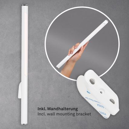 Briloner 1384-016 - LED gulvlampe touch-funktion dæmpbar 2-i-1 EVERYWHERE LED/2,3W/5V 2000 mAh