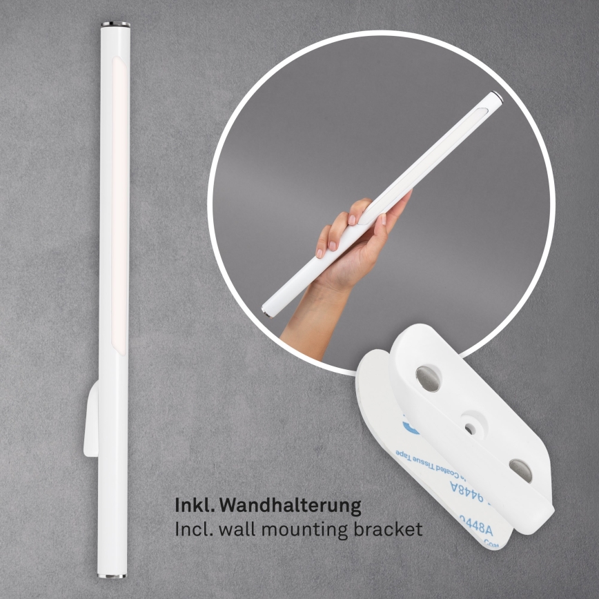 Briloner 1384-016 - LED gulvlampe touch-funktion dæmpbar 2-i-1 EVERYWHERE LED/2,3W/5V 2000 mAh