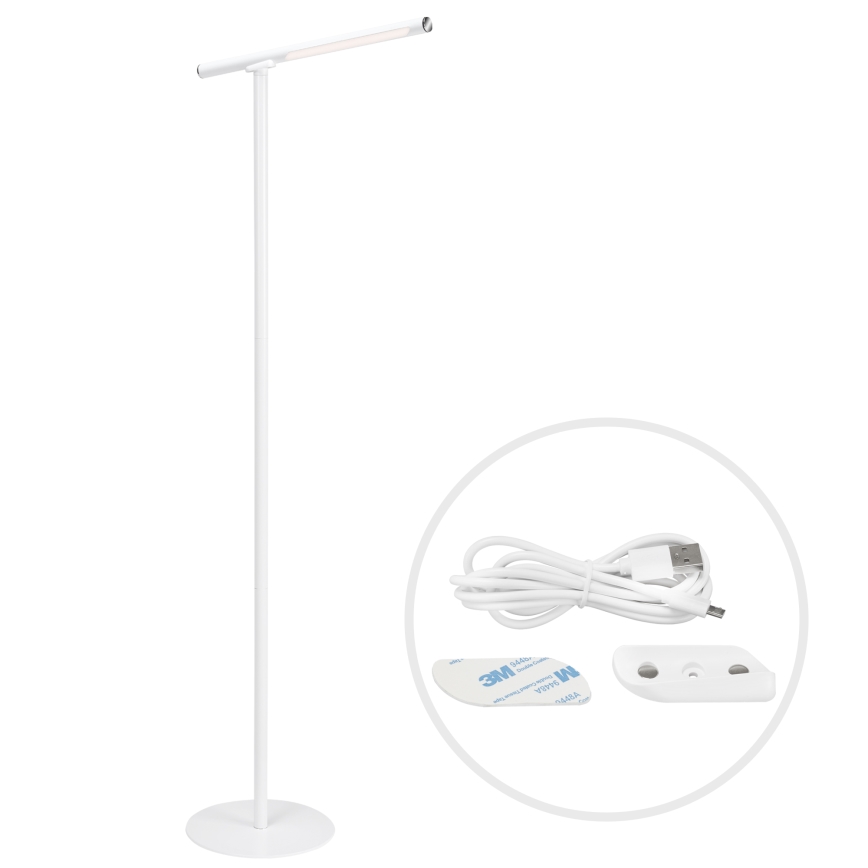 Briloner 1384-016 - LED gulvlampe touch-funktion dæmpbar 2-i-1 EVERYWHERE LED/2,3W/5V 2000 mAh