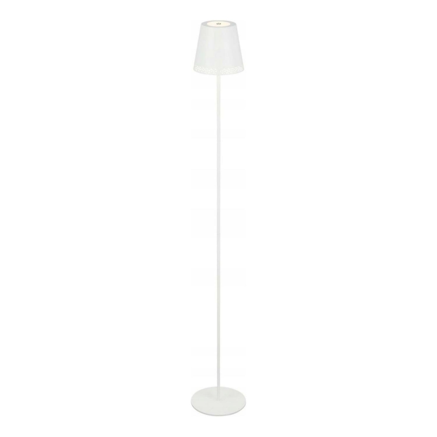 Briloner 1438016 - LED gulvlampe touch-funktion dæmpbar 3-i-1 LED/3,5W/5V IP44 3000K 38-130 cm hvid