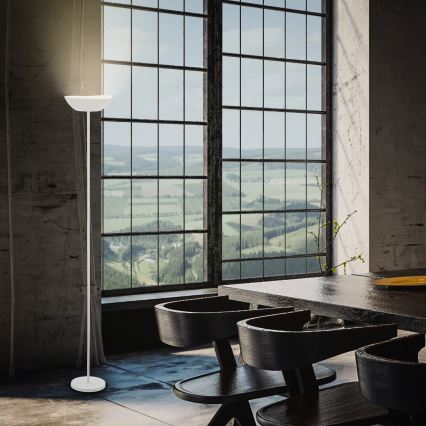 Briloner 1500016 - Dæmpbar LED-gulvlampe ESTATE LED/8W/5V 4000 mAh hvid