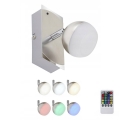Briloner 2040-012 - Dæmpbar RGB LED-spot LED/3,3W/230V + fjernbetjening
