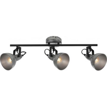 Briloner 2049-034 - Spotlampe RETRO 3xE14/40W/230V grå