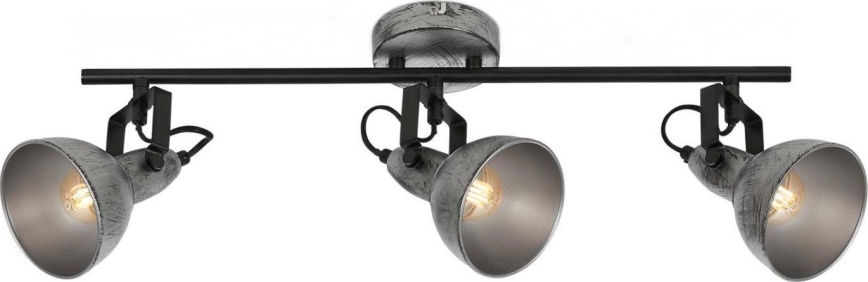 Briloner 2049-034 - Spotlampe RETRO 3xE14/40W/230V grå