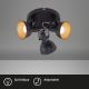 Briloner 2049-035R - Spotlampe SOFT 3xE14/40W/230V sort