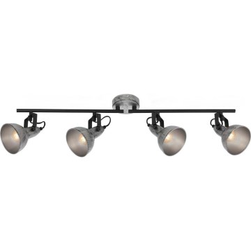 Briloner 2049-044 - Spotlampe RETRO 4xE14/40W/230V grå
