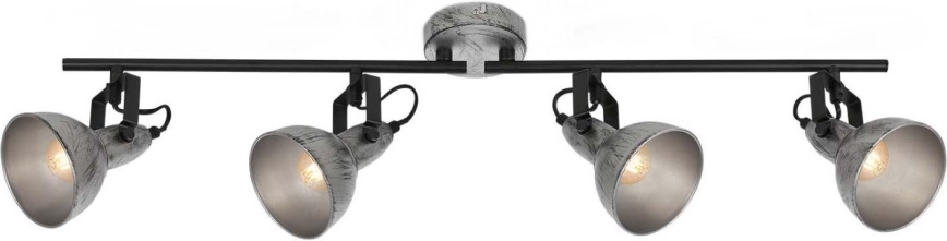 Briloner 2049-044 - Spotlampe RETRO 4xE14/40W/230V grå