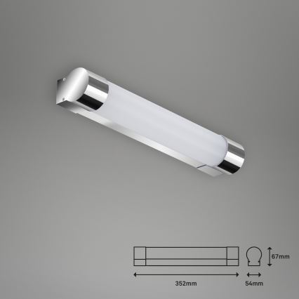 Briloner 2051-018 - LED badeværelses spejlbelysning LED/8W/230V IP44