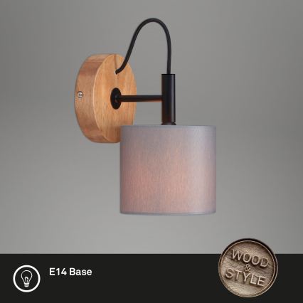 Briloner 2075-014 - Væglampe RHON 1xE14/25W/230V