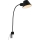 Briloner 2079-015 - Fleksibel væglampe 1xE27/10W/230V sort