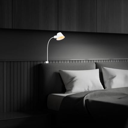 Briloner 2079-016 - Fleksibel væglampe 1xE27/10W/230V hvid